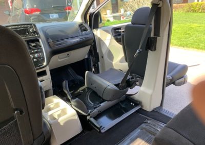 Accessible 2012 Grand Caravan - front passenger door open