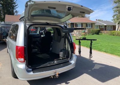 Accessible 2012 Grand Caravan - rear hatch open