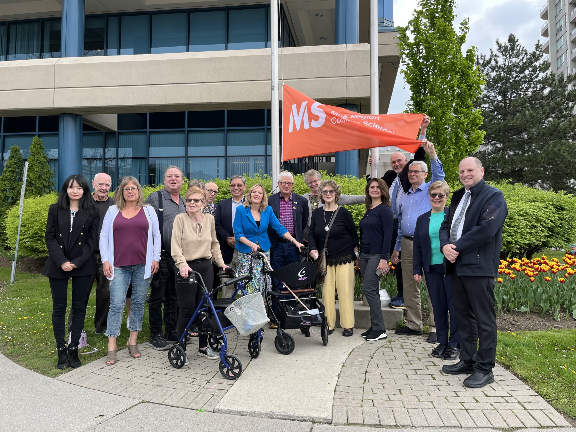 MY MS FAMILY FLAG RAISING EVENT in the City of RichmondHill