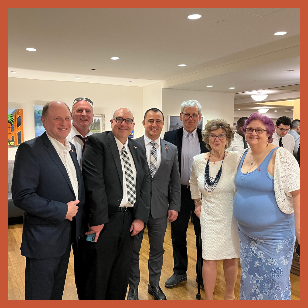 Newmarket  flag raising. 