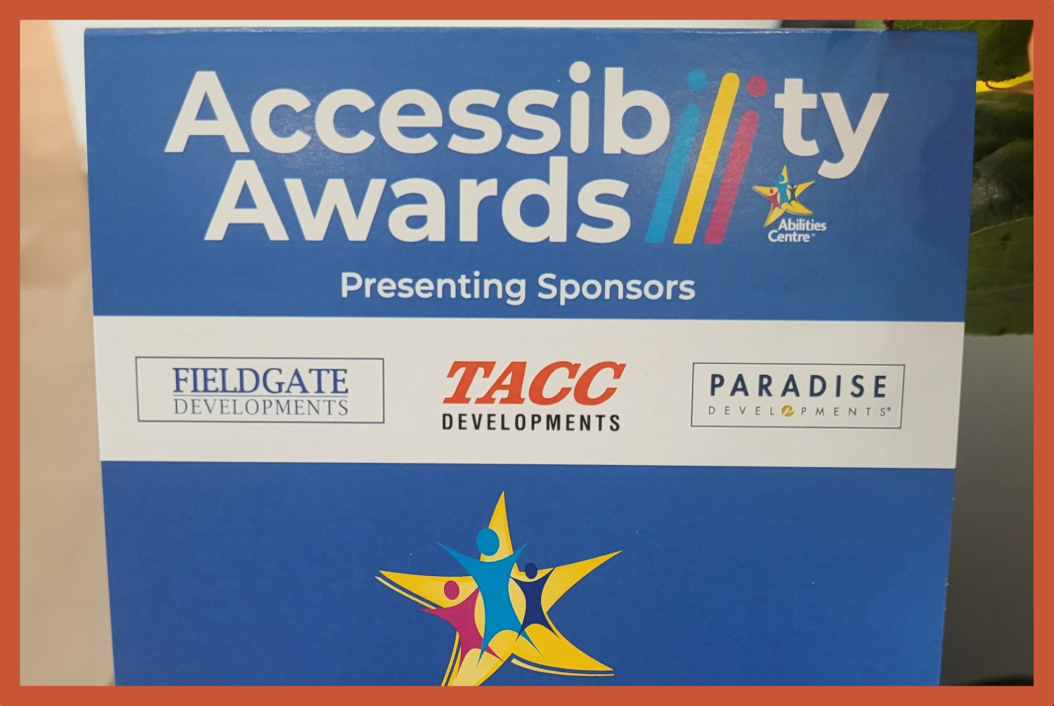 Accessibilty Award banner